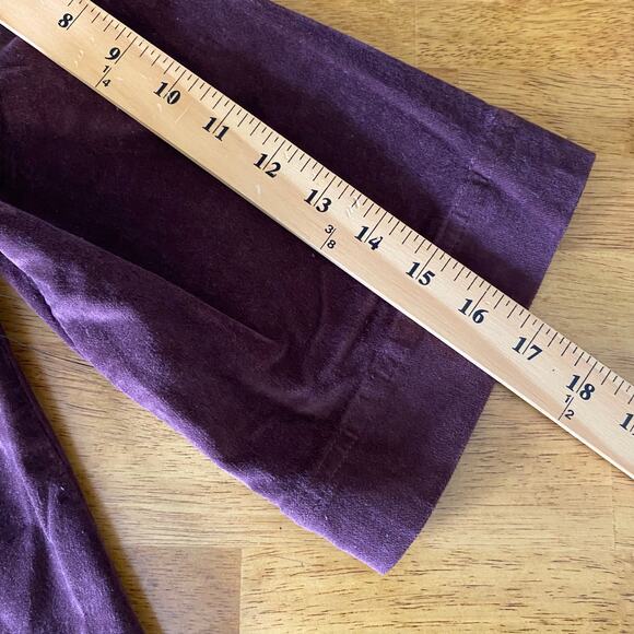 Jeanstar Womens Arielle Velvety Jacket Medium 3/4 Sleeve Cropped Wide Collar Y2K - Picture 10 of 10